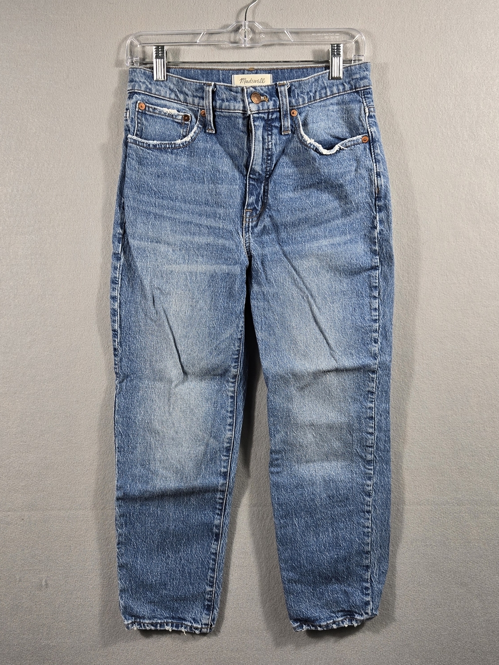 Madewell Classic Straight Jean in Lunar Wash - 26P Petite